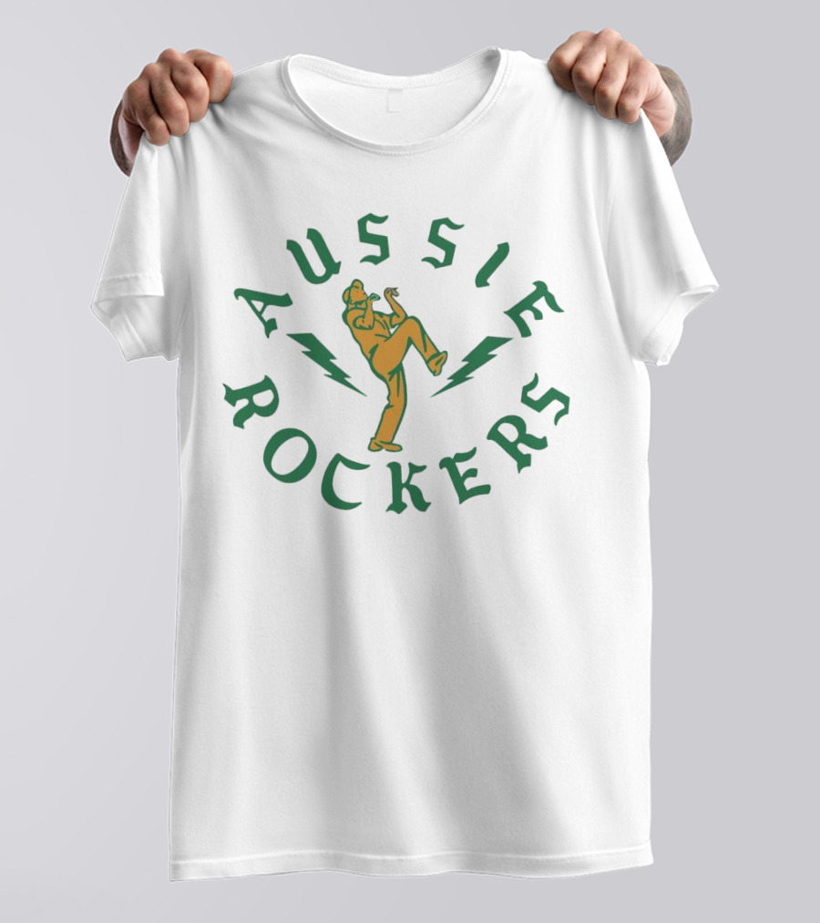 Aussie Rockers Lightning Guitarist T-Shirt