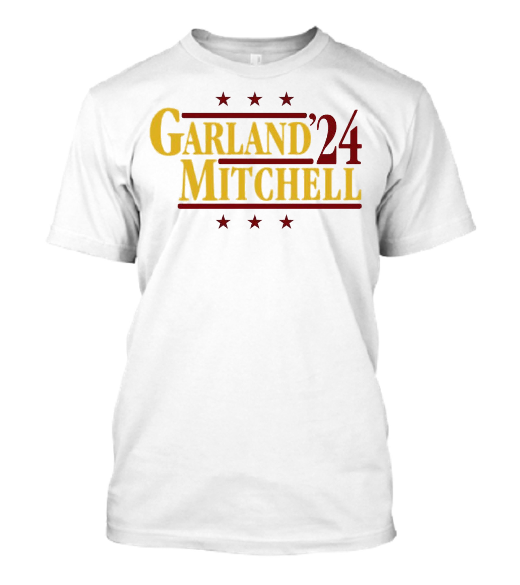 Garland Mitchell '24 Cleveland Cavaliers Darius Garland And Donovan Mitchell T-Shirt
