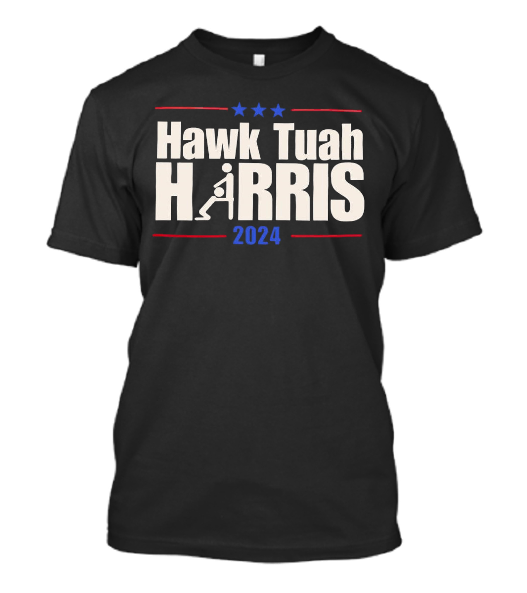 Hawk Tuah Harris 2024 Stars And Gymnastics T-Shirt