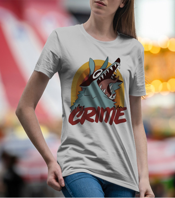 Kay Powell Wolf Crime T-Shirt