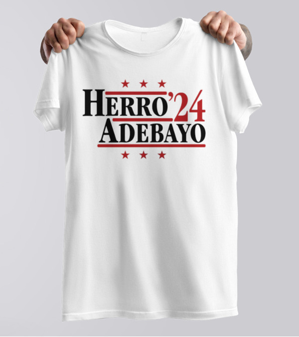 Herro Adebayo '24 Miami Heat Basketball Stars T-Shirt