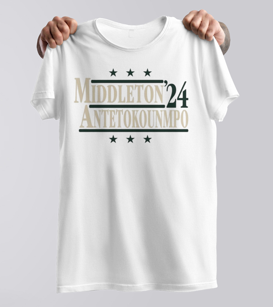 Middleton Antetokounmpo 24 Milwaukee Bucks T-Shirt