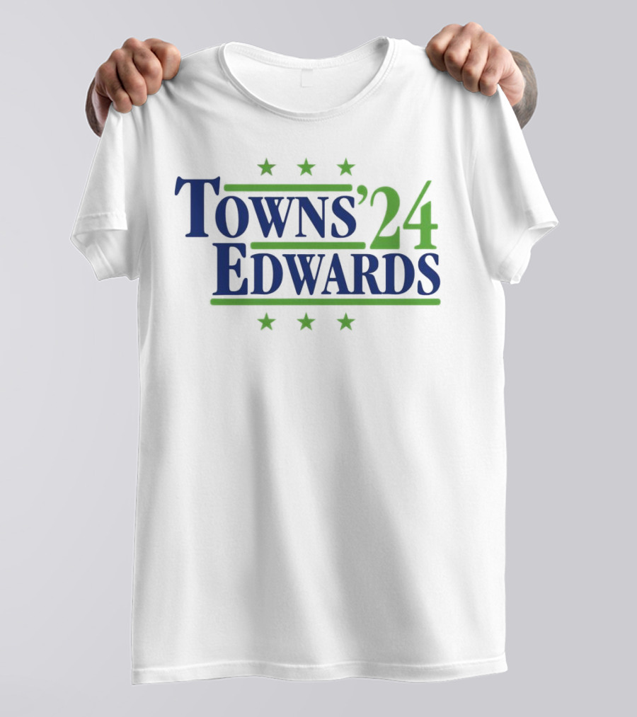 Minnesota Timberwolves Towns '24 Edwards Karl-Anthony Anthony T-Shirt
