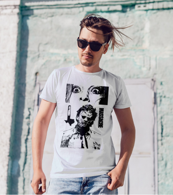 San Antonio Sharpist Texas Chainsaw Massacre Horror Face Knife Texas T-Shirt