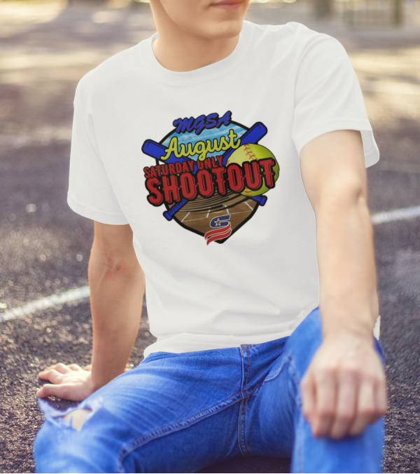 USSSA MGSA August Saturday Only Shootout 2024 Softball Event T-Shirt