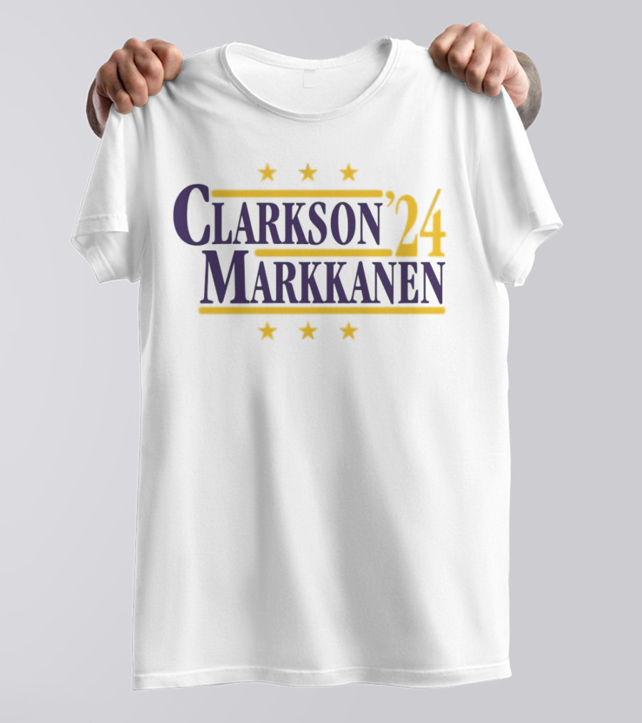 Clarkson Markkanen '24 Utah Jazz Stars T-Shirt