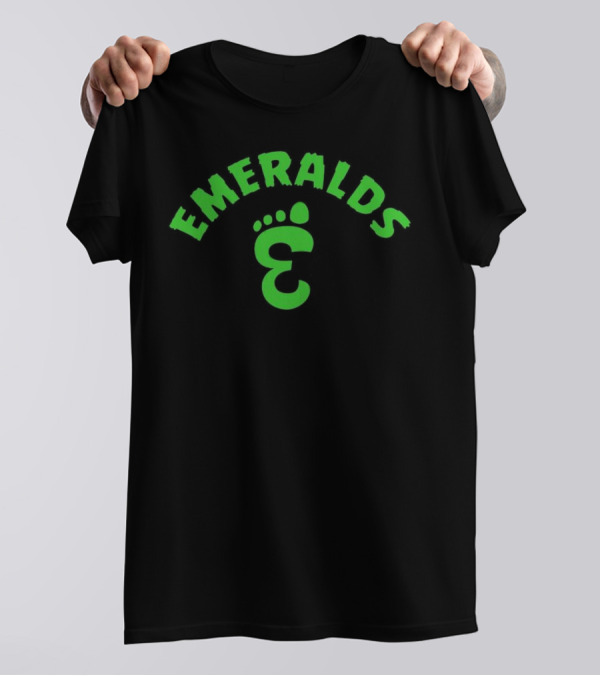 Emeralds Bigfoot Footprint T-Shirt