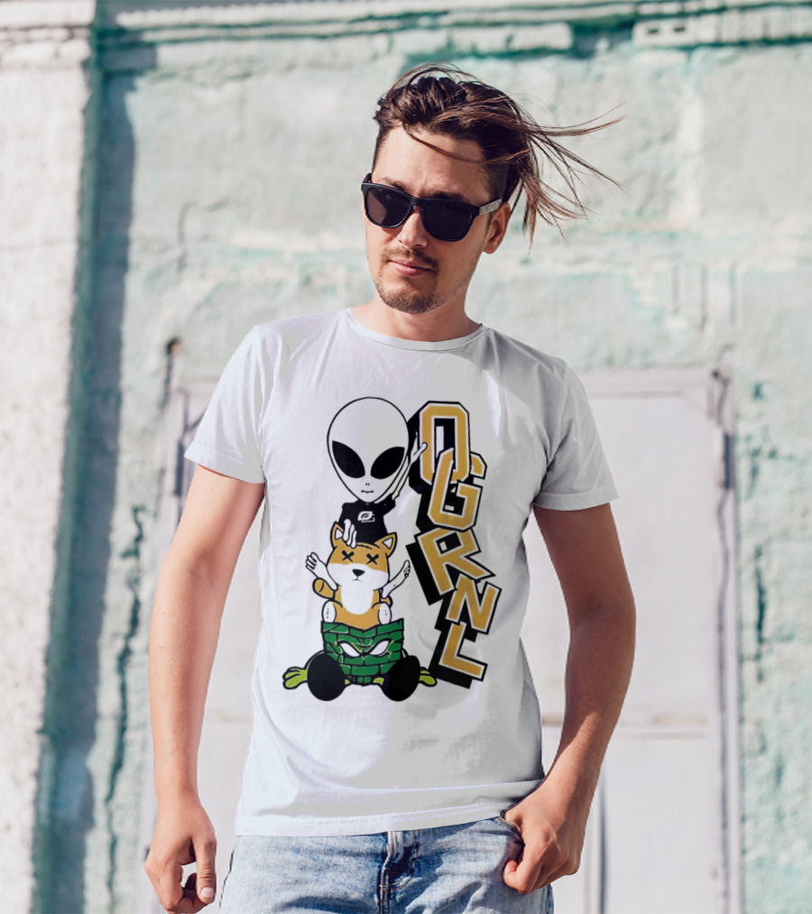 Optic Day 2024 OGRNL Alien And Cat With Sunglasses T-Shirt