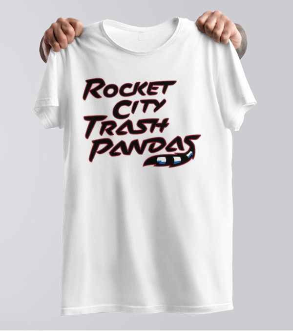 Rocket City Trash Pandas Black Tail T-Shirt
