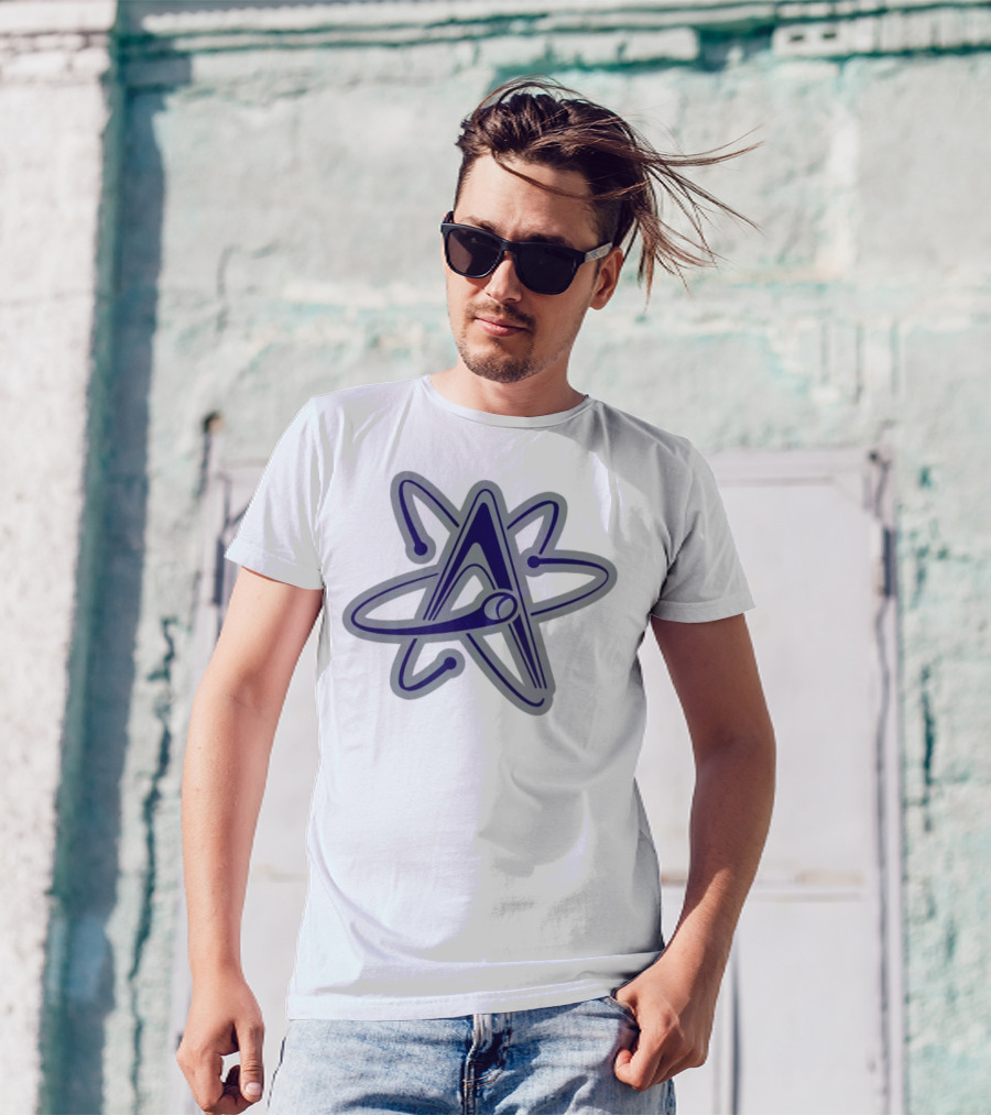 Albuquerque Isotopes Atom Symbol With Letter A Emblem T-Shirt