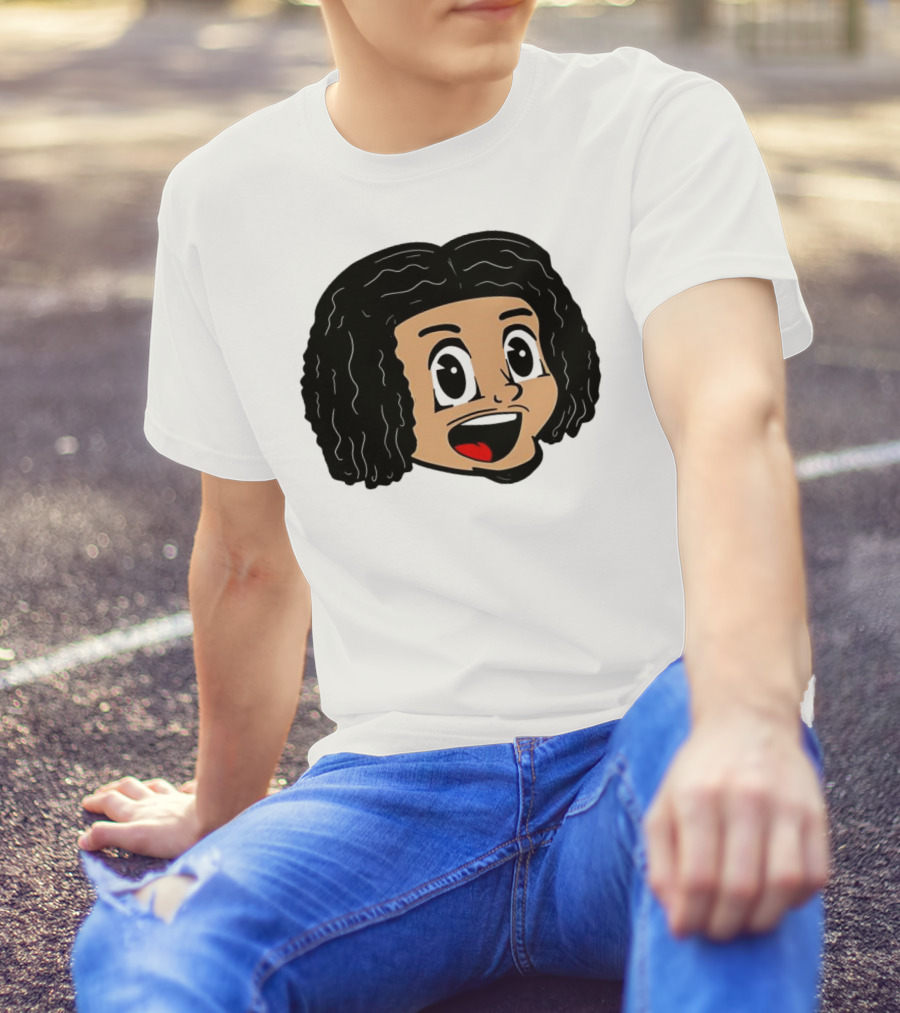 Cookiee Wright Cartoon Face Expression T-Shirt