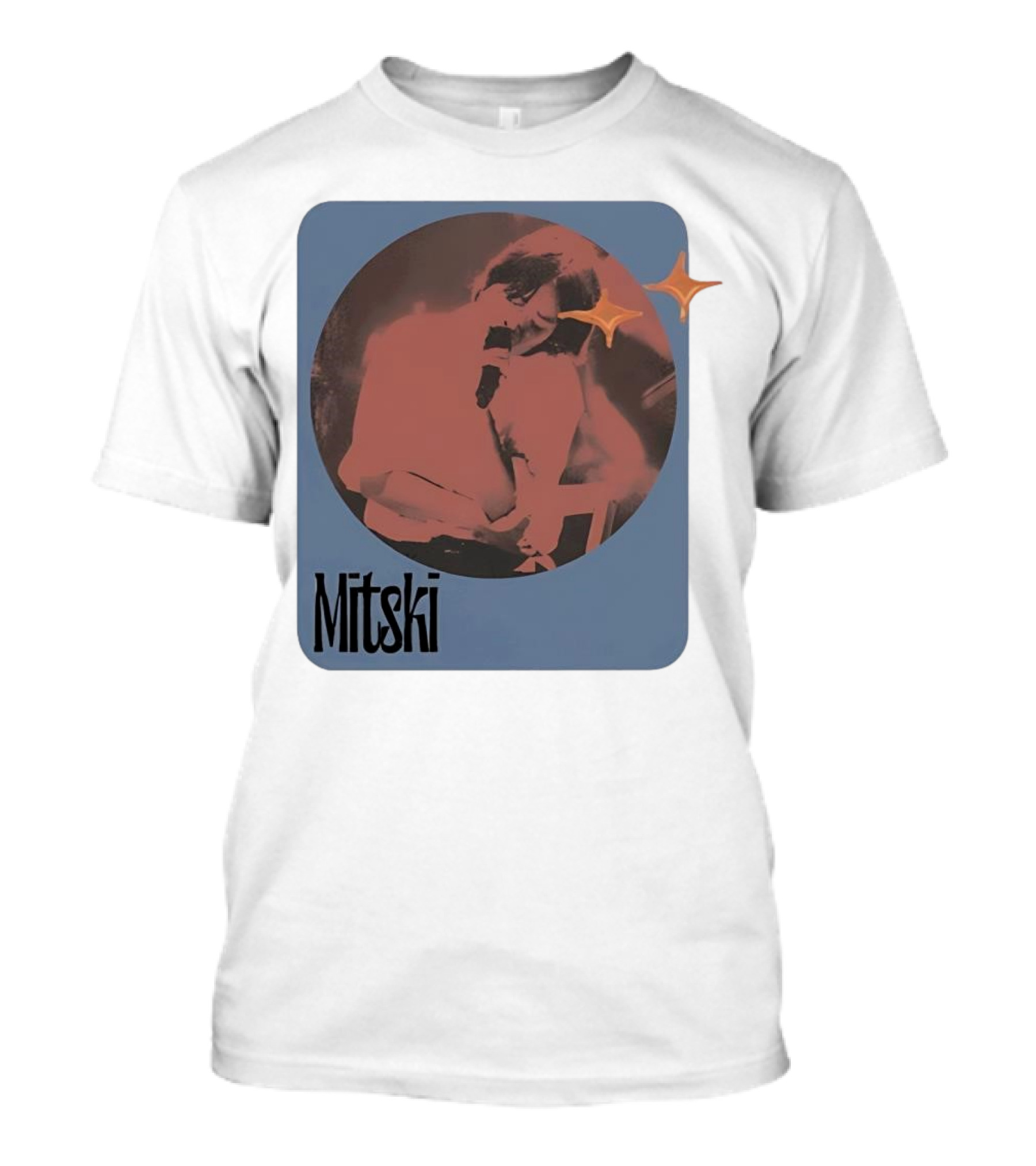 Mitski Retro Image With Stars And Microphone T-Shirt