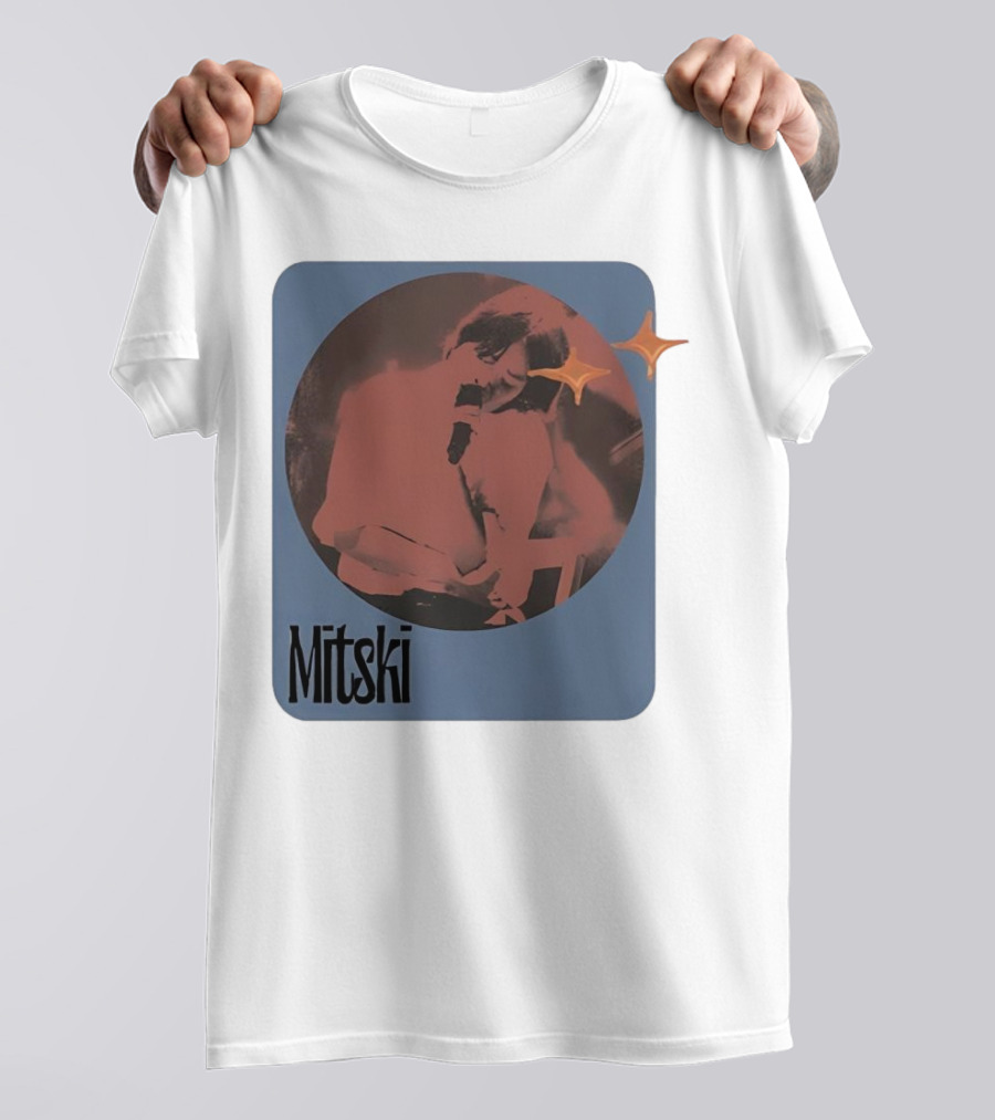 Mitski Retro Image With Stars And Microphone T-Shirt