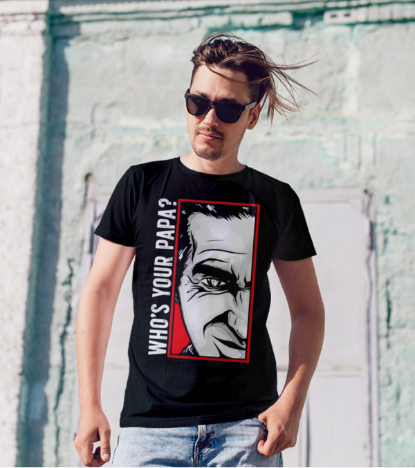 MLW Who's Your Papa Face Cesar Duran T-Shirt