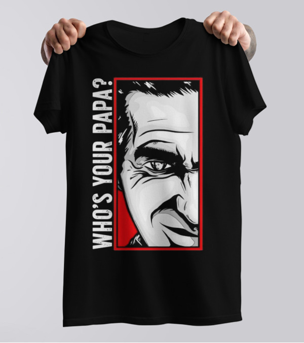 MLW Who's Your Papa Face Cesar Duran T-Shirt