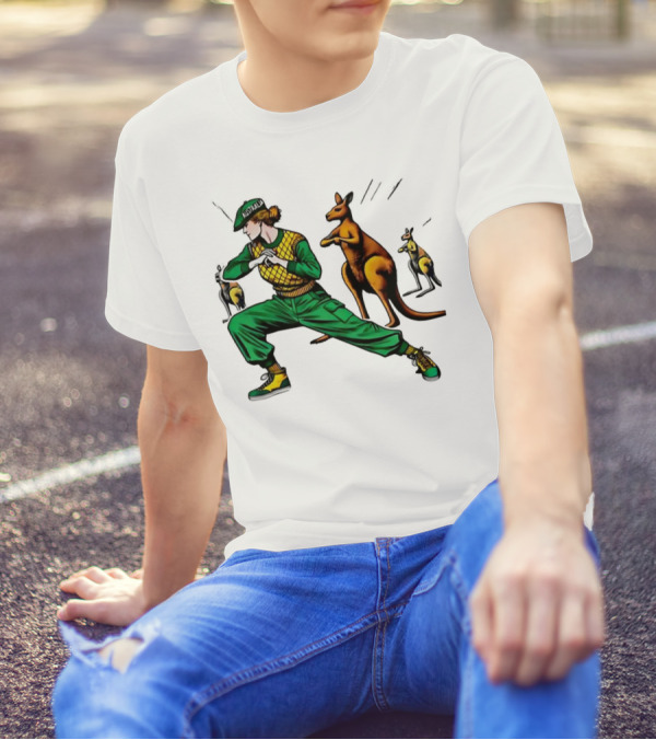Breakdancing With Kangaroo At Olympics T-Shirt