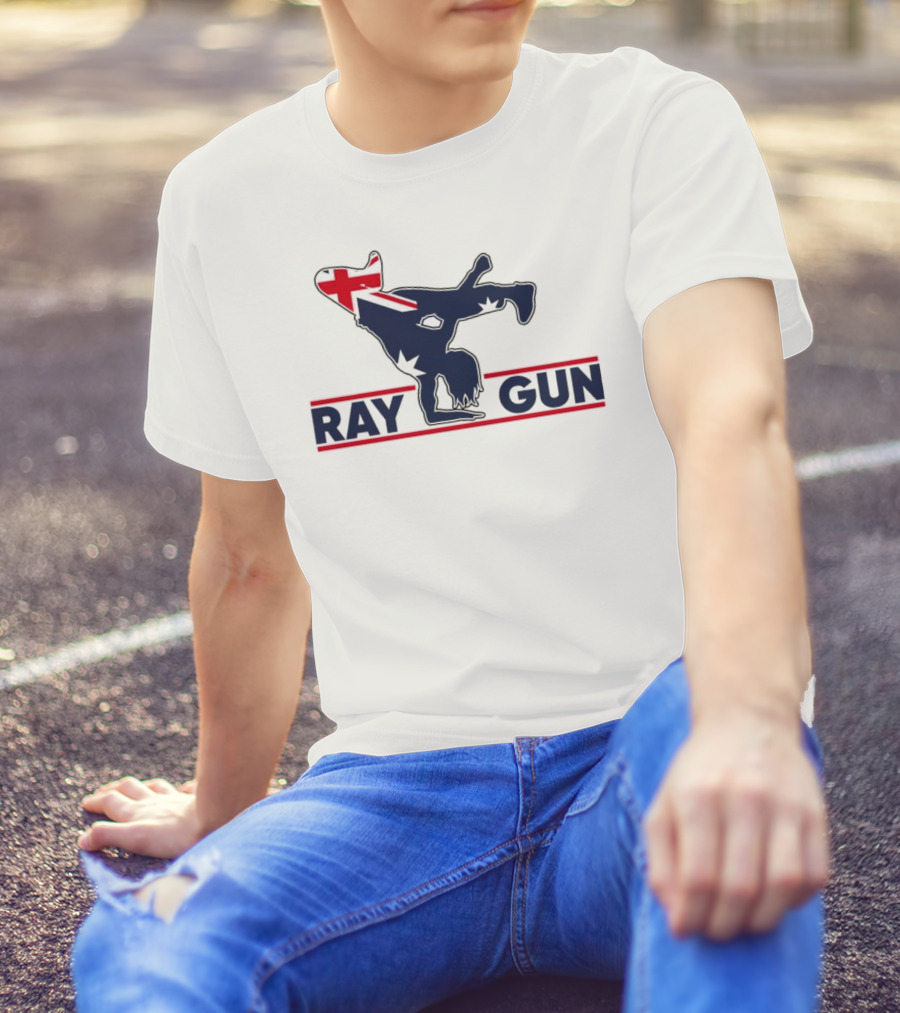 Raygun Australian Flag Olympic Breakdancer T-Shirt