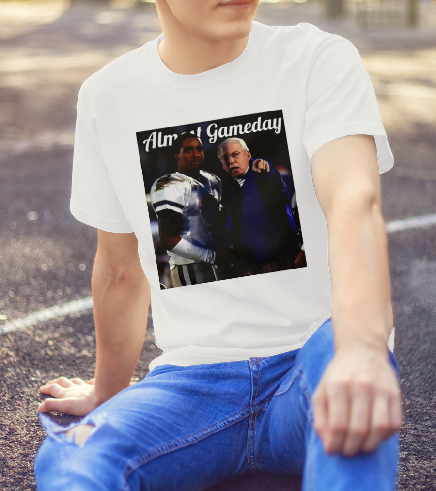Almost Gameday Bill Snyder Coach K-State Wildcats Player Interaction T-Shirt
