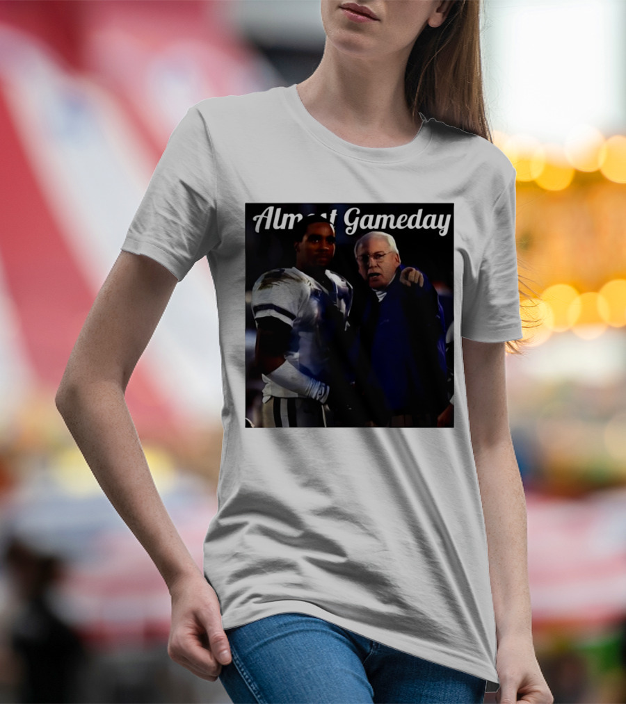 Almost Gameday Bill Snyder Coach K-State Wildcats Player Interaction T-Shirt