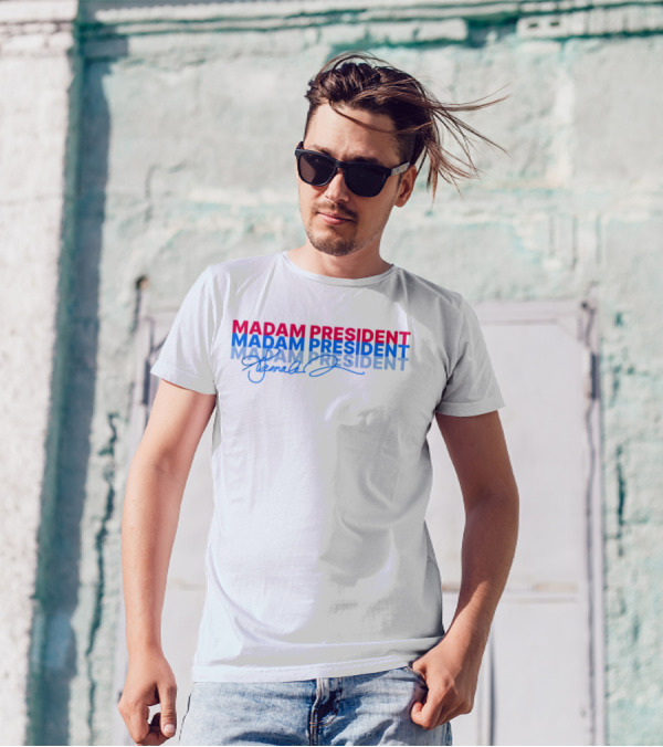 MADAM PRESIDENT Kamala Harris Signature T-Shirt