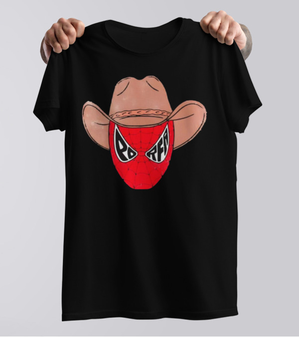 Porfa Porfaman Cowboy Spider Man T-Shirt