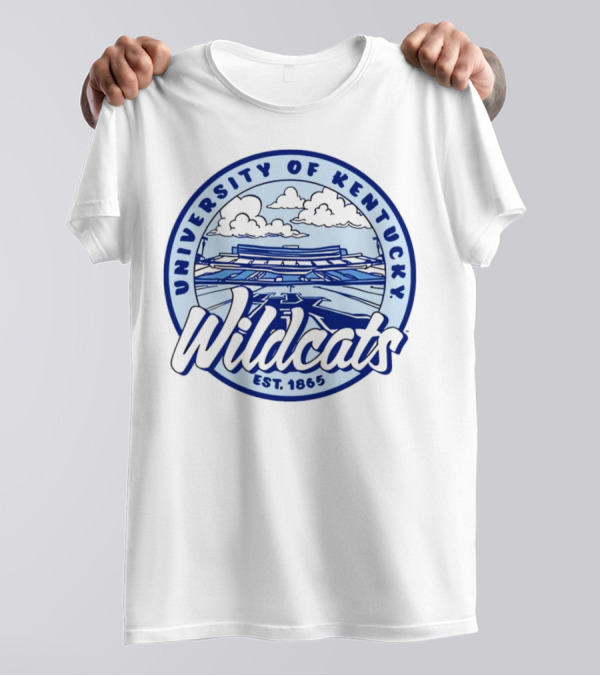 University Of Kentucky Wildcats Stadium Est. 1865 Circle T-Shirt