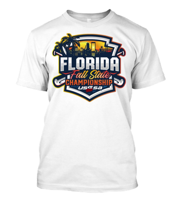USSSA Florida Fall State Championship 2024 Skyline Palms Iconic Baseball Bats T-Shirt