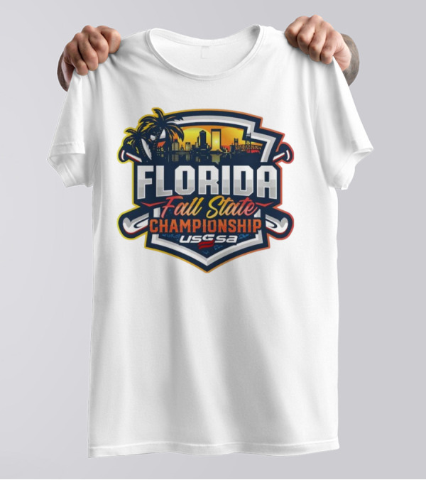 USSSA Florida Fall State Championship 2024 Skyline Palms Iconic Baseball Bats T-Shirt