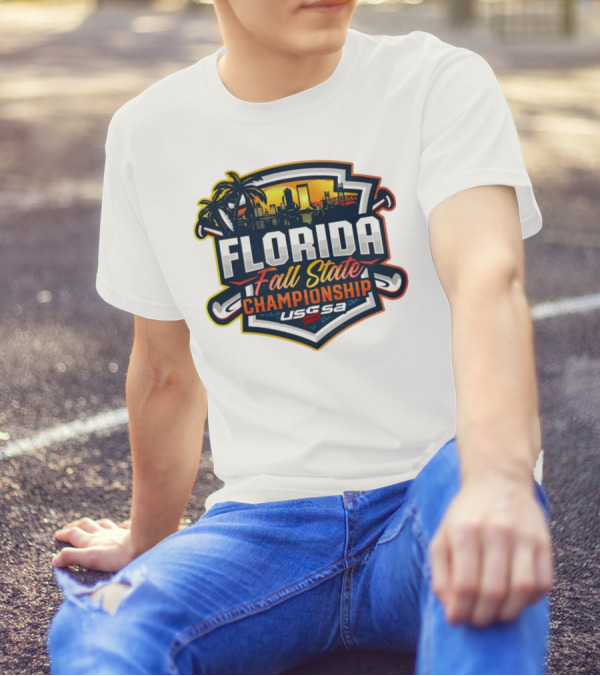 USSSA Florida Fall State Championship 2024 Skyline Palms Iconic Baseball Bats T-Shirt