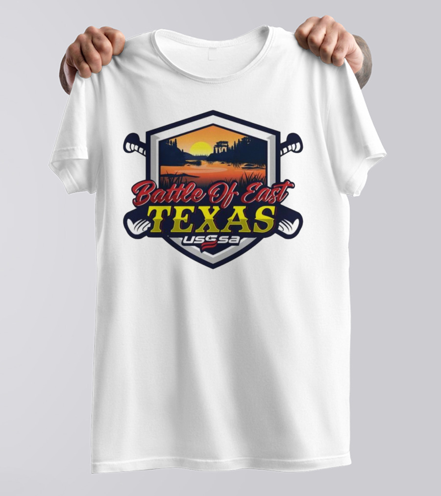 USSSA Battle Of East Texas 2024 Sunset Softball Scenic T-Shirt