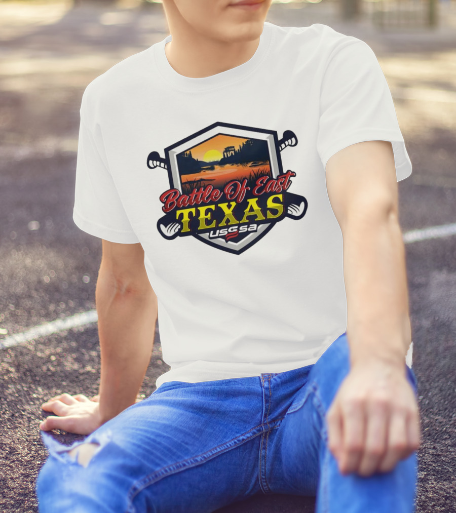 USSSA Battle Of East Texas 2024 Sunset Softball Scenic T-Shirt