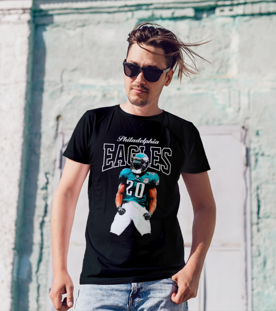 Philadelphia Eagles Brian Dawkins Number 20 Retired Player T-Shirt