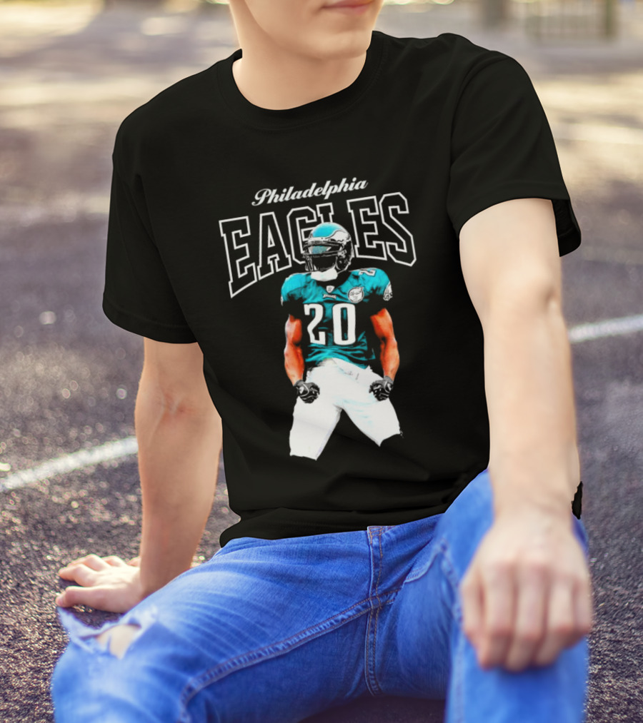 Philadelphia Eagles Brian Dawkins Number 20 Retired Player T-Shirt
