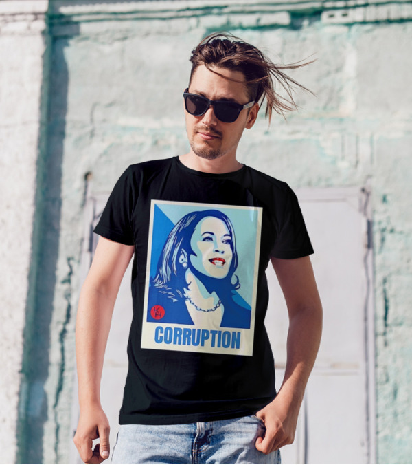 Kamala Harris Corruption 2024 Pop T-Shirt