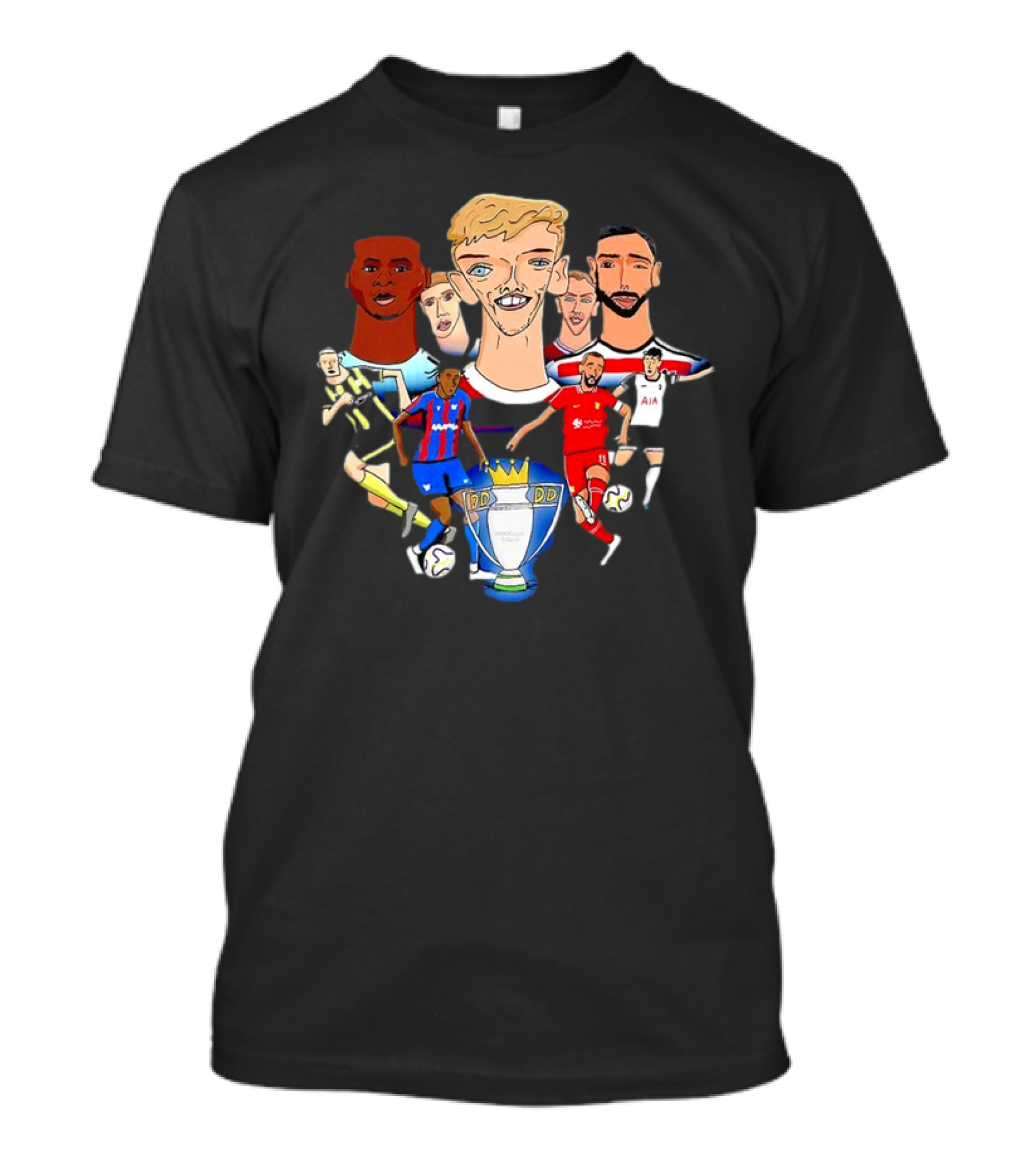 Premier League Stars With Trophy T-Shirt