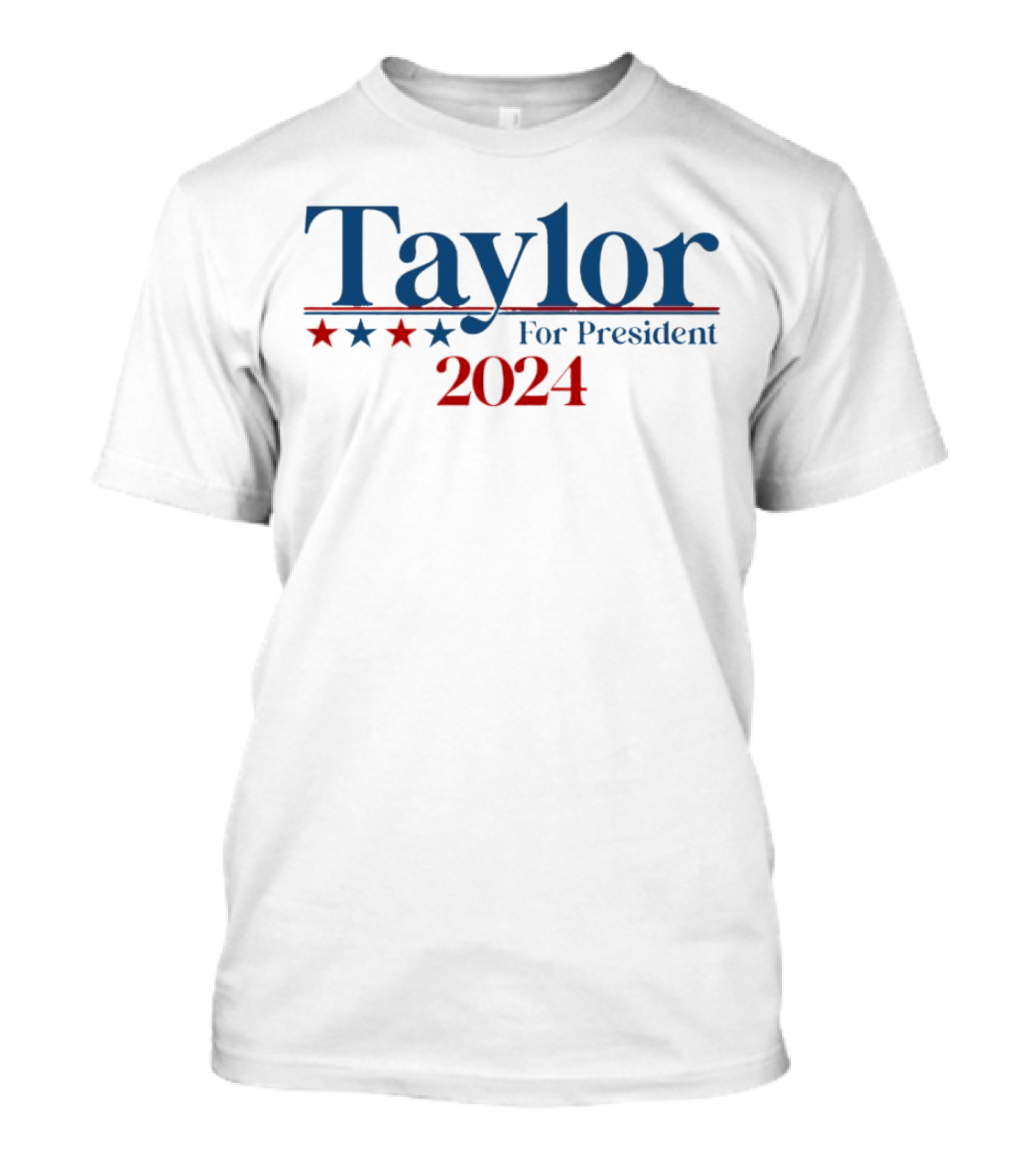 Sharon Osbourne Taylor For President 2024 Stars Red Blue T-Shirt