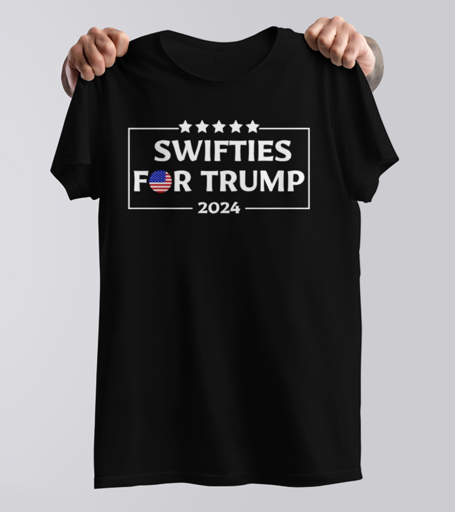Swifties For Trump 2024 With American Flag T-Shirt