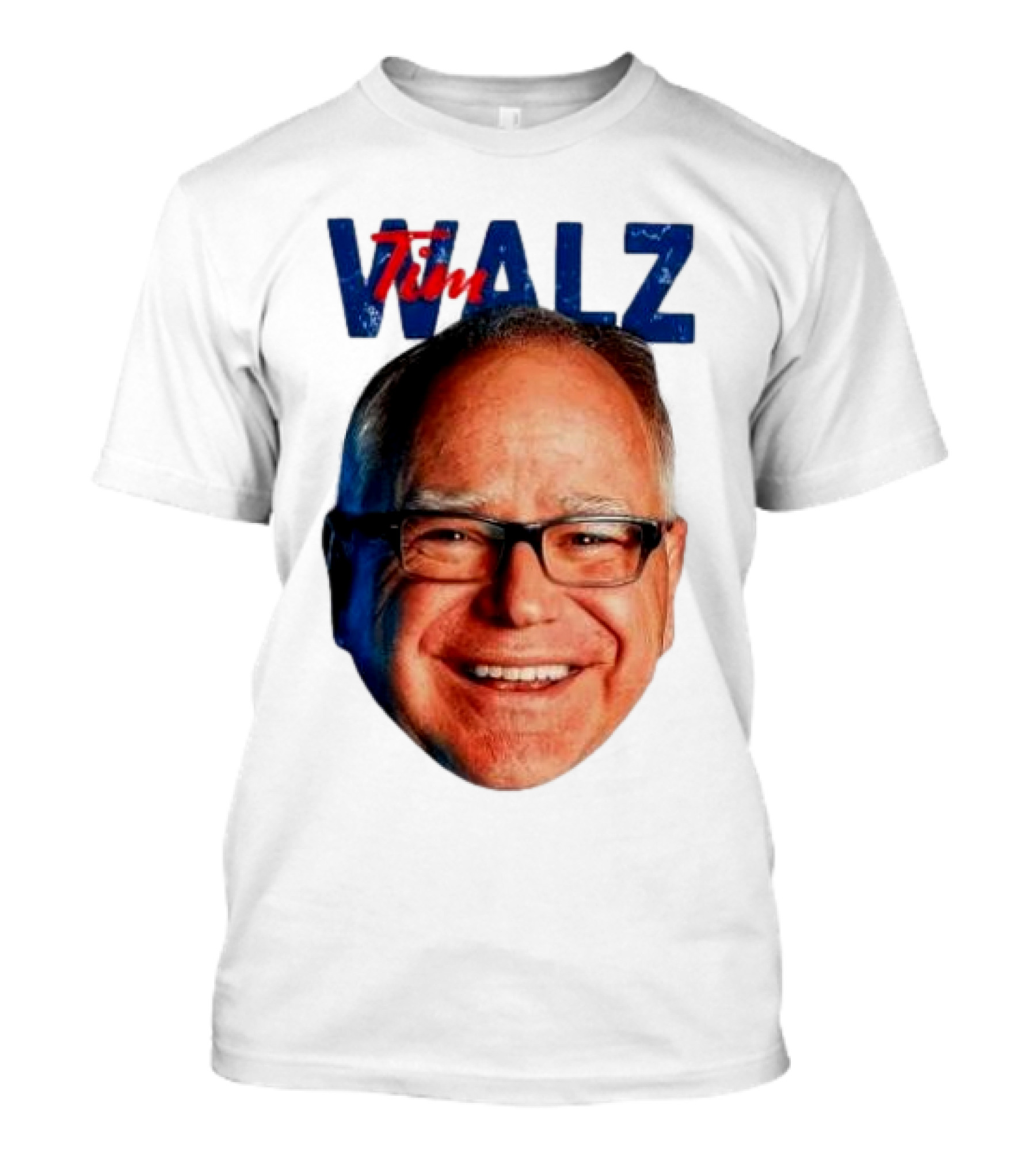 Tim Walz 2024 Vice President Big Head Walz T-Shirt