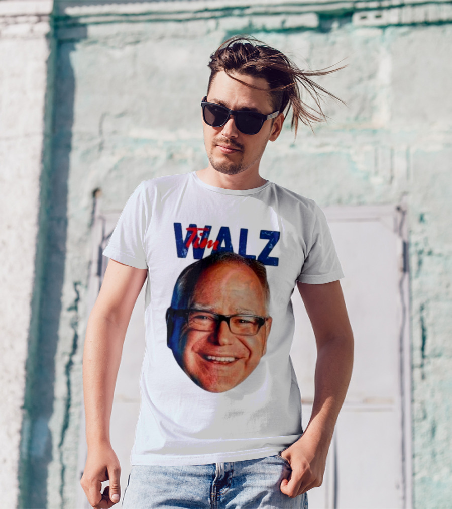 Tim Walz 2024 Vice President Big Head Walz T-Shirt