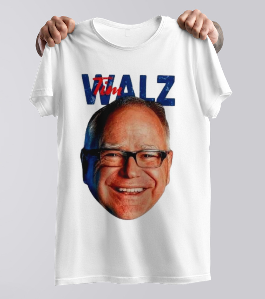 Tim Walz 2024 Vice President Big Head Walz T-Shirt