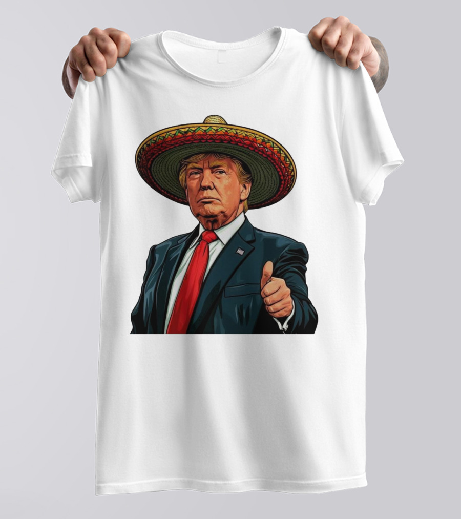 Trump Sombrero Charro Thumbs Up T-Shirt