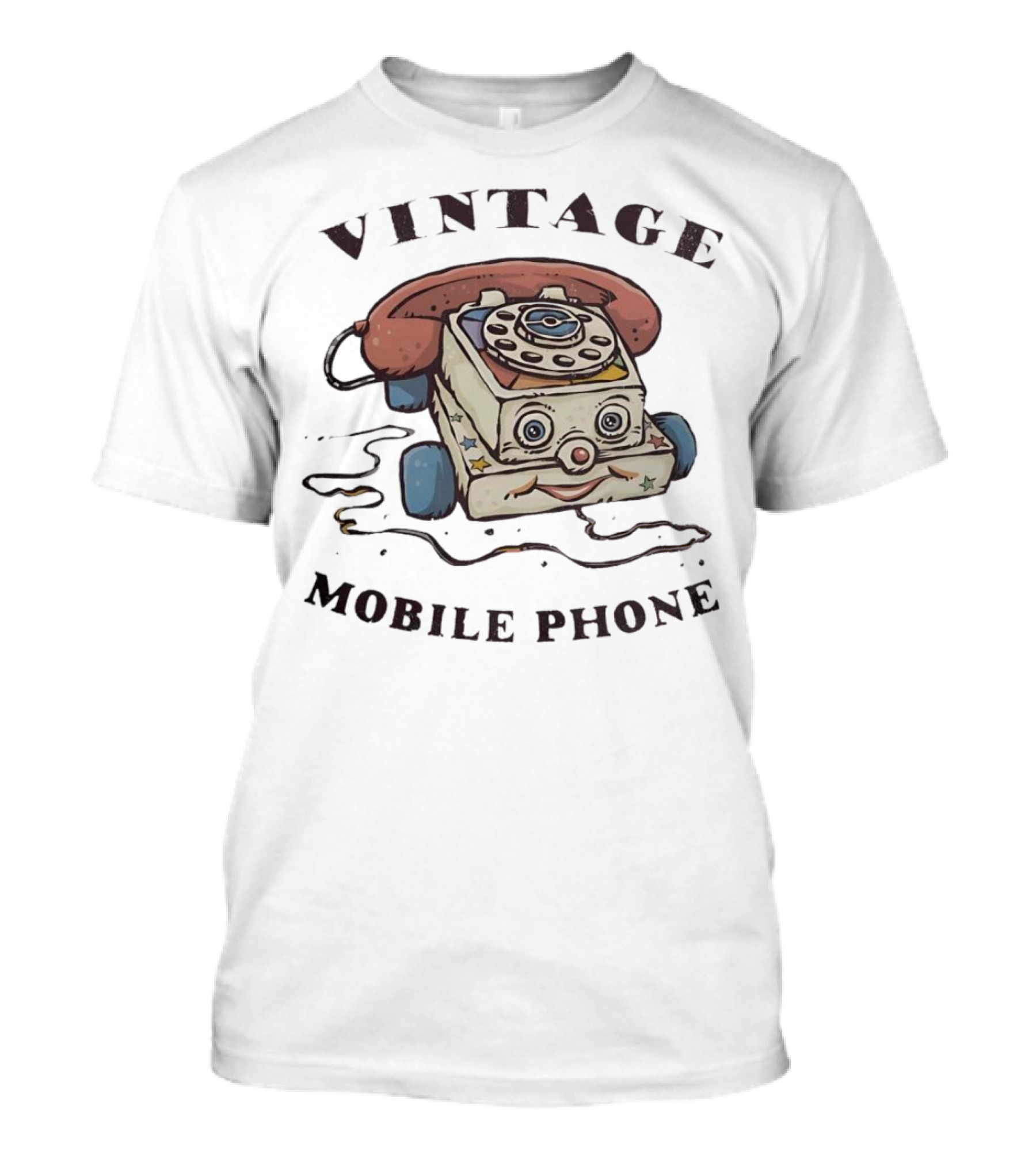 Vintage Mobile Phone Chatter Telephone Toy T-Shirt