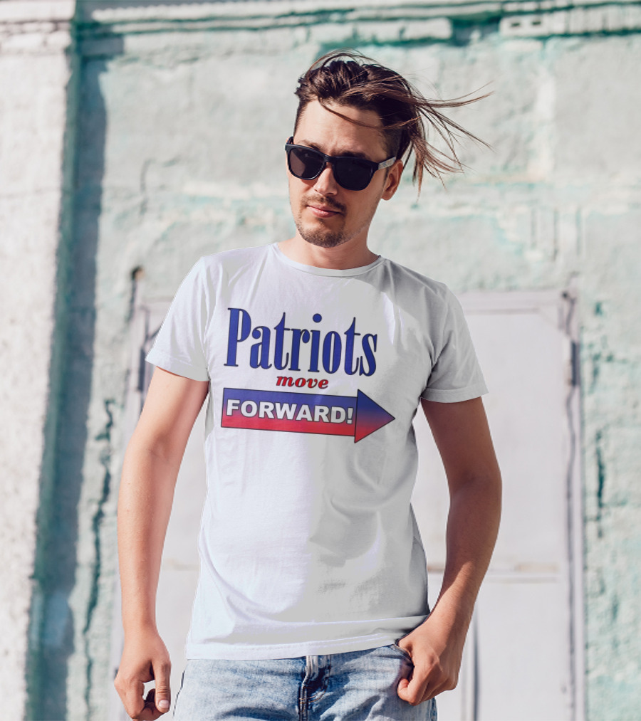 Patriots Move Forward 2024 Forward Arrow Gradient T-Shirt