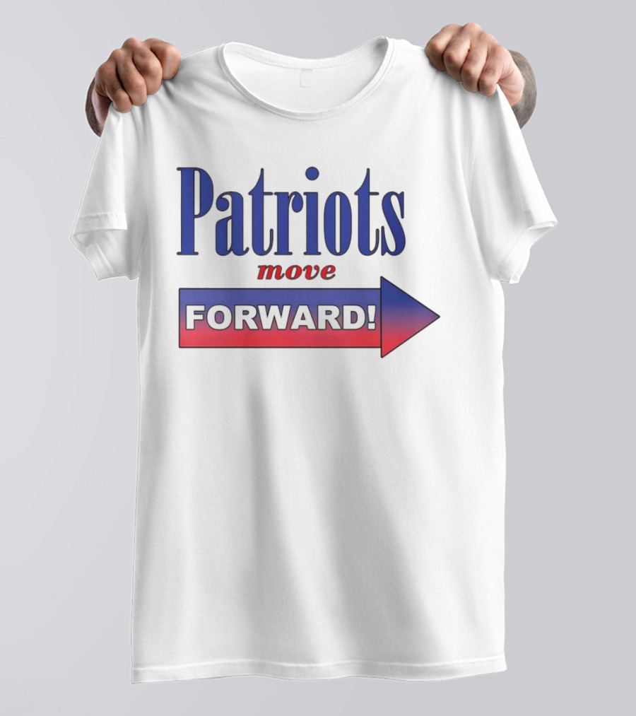 Patriots Move Forward 2024 Forward Arrow Gradient T-Shirt