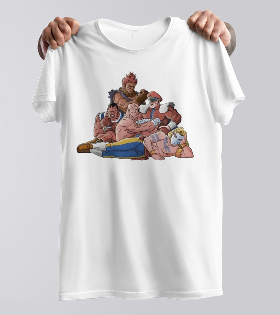 Street Fighter Villains Pose As The Breakfast Club Characters T-Shirt