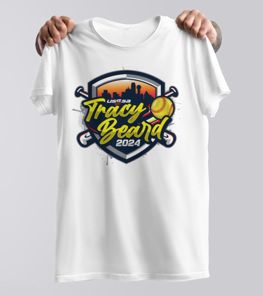 USSSA Texas Fast Pitch Tracy Beard 2024 Skyline Softball T-Shirt