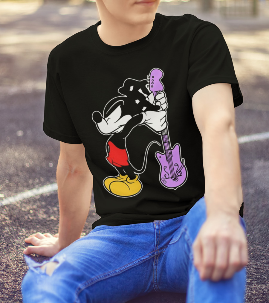 Bruce Ray Condoneordie Mickey Guitar Surprise T-Shirt