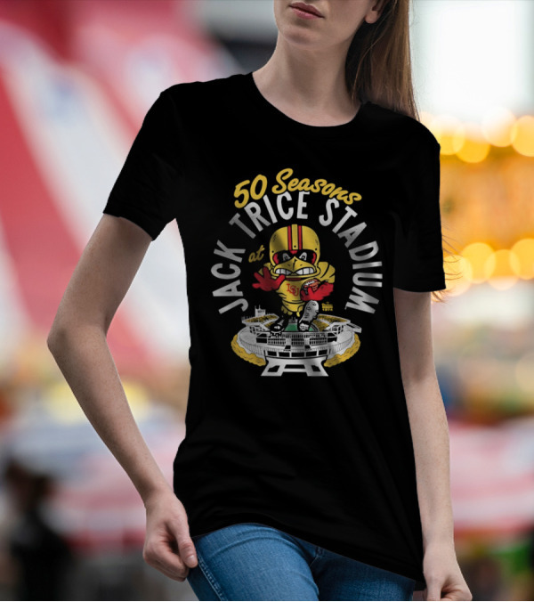 50 Seasons At Jack Trice Stadium Iowa State Cyclones Mascot T-Shirt