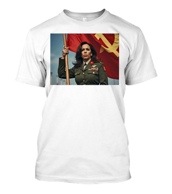 Kamala Harris With Communist Flag T-Shirt