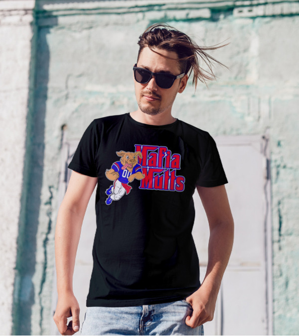 Buffalo Bills Mafia Mutts 01 Football Dog Cartoon T-Shirt